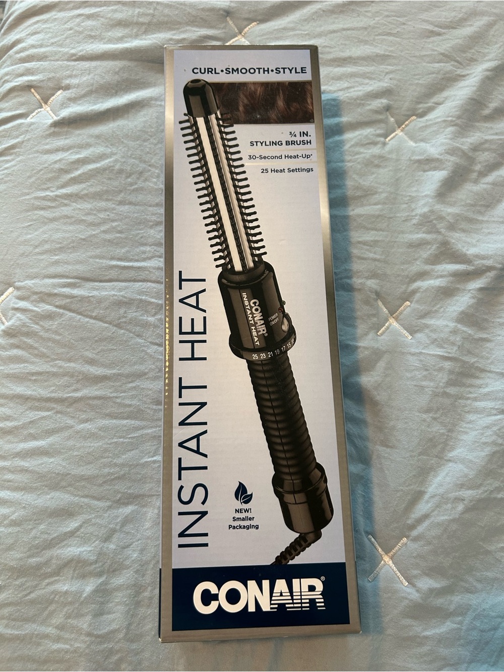 Conair Instant Heat Styling Brush - Black • 3/4 in •